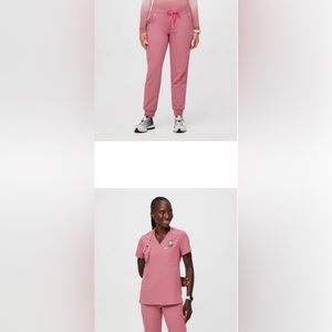FIGS women's Quartz BCA Zamora- Jogger Scrub Pants and Scrubs top